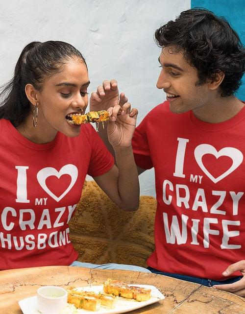 Load image into Gallery viewer, Matching Shirts for Couples Love My Husband Wife Valentines Day T-Shirts

