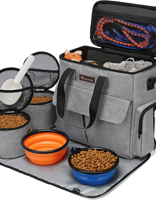 Load image into Gallery viewer, Airline Approved Pet Travel Bag, Weekend Dog Travel Set for Dog and Cat, Airline Approved Tote Organizer with Multi-Function Pockets
