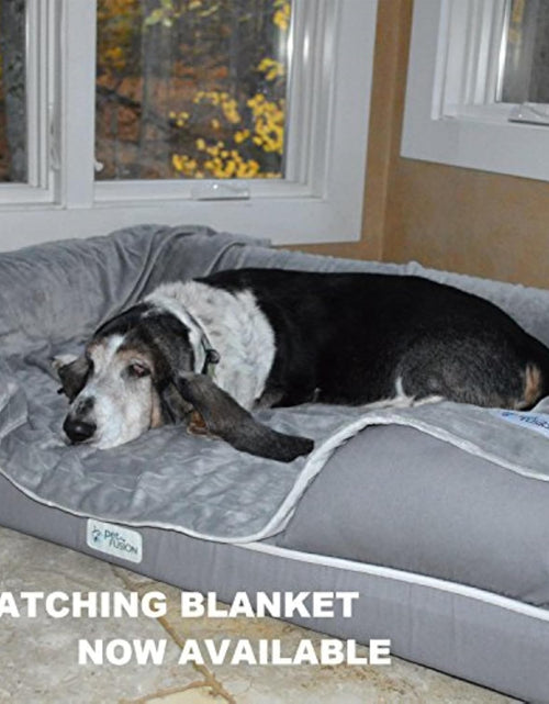 Load image into Gallery viewer, Ultimate Dog Bed, Orthopedic Memory Foam, Medium Firmness Pillow, Waterproof Liner, YKK Zippers, Breathable 35% Cotton Cover, 1Yr. Warranty,Slate Grey, X-Large (44X34")
